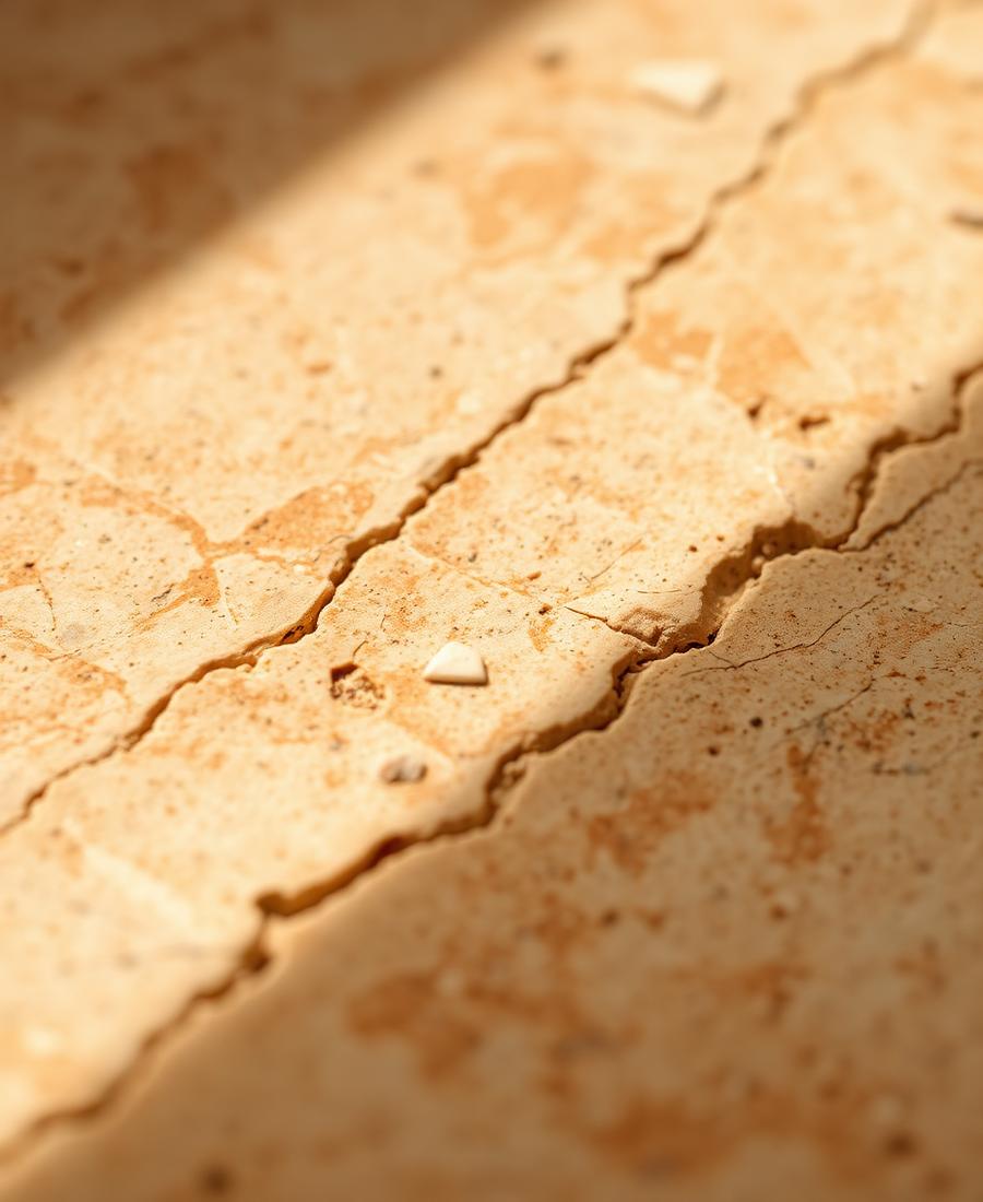 Travertine stone detail